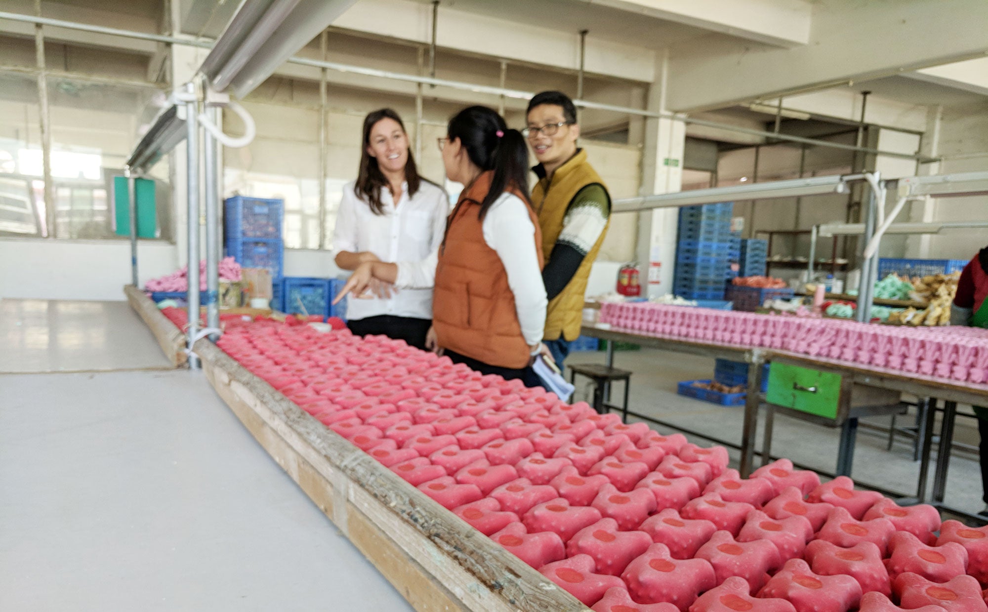 Visiting our factory in China