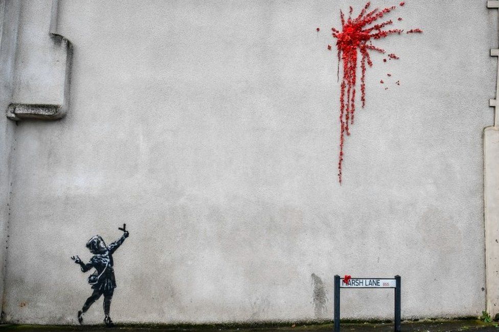 Banksy Bristol Valentines Day