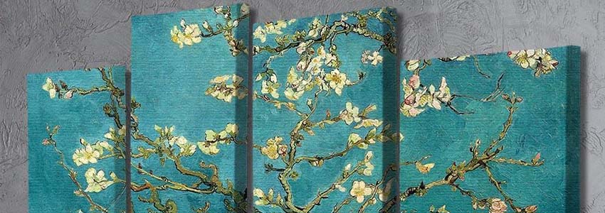 Vicent Van Gogh 4 Split Panel Canvas Prints