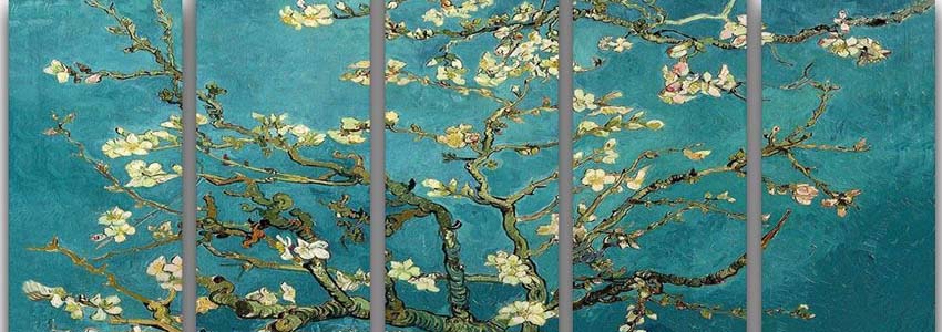 Van Gogh 5 Split Panel Canvas Prints