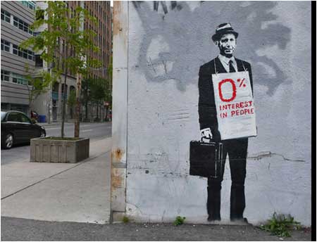 Banksy Zero Interest in People Graffiti - Toronto, Canada