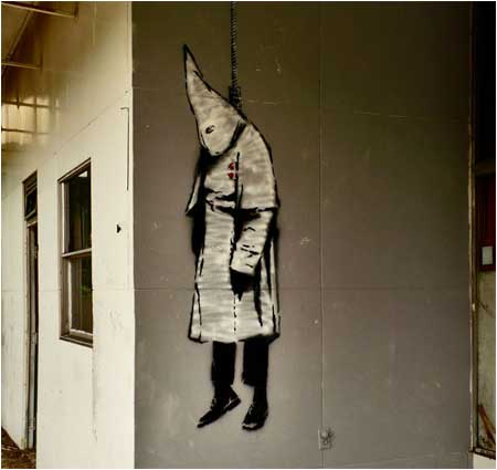 Banksy KKK Graffiti – Birmingham, Alabama, USA