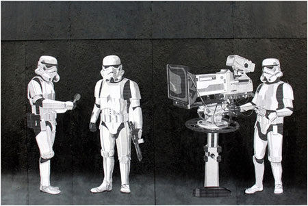 Banksy Stormtroopers Filming the Oscars - Hollywood, USA