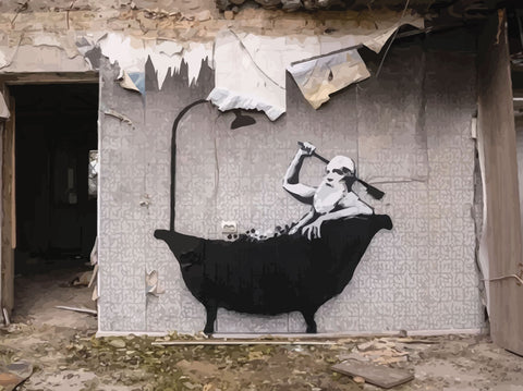 Banksy, a shadowy cipher lights up the street