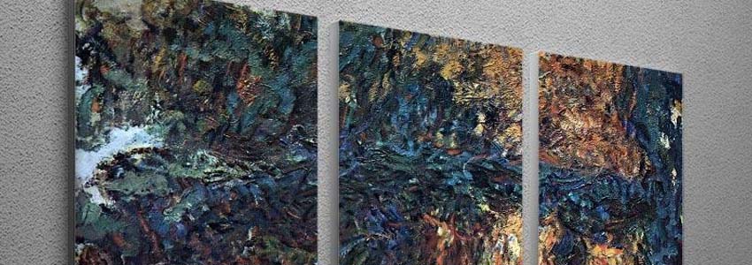 Claude Monet 4 Split Panel Canvas Prints