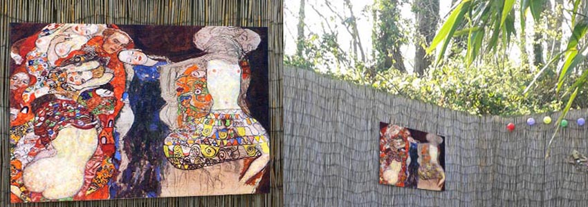 Klimt Outdoor Metal Prints