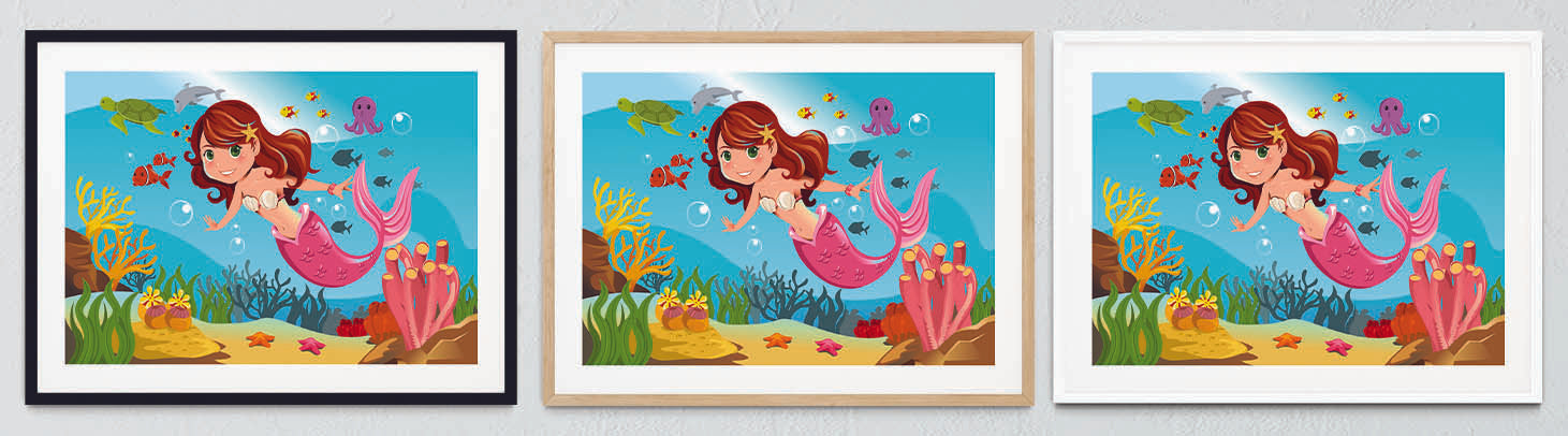 Mermaid Framed Prints