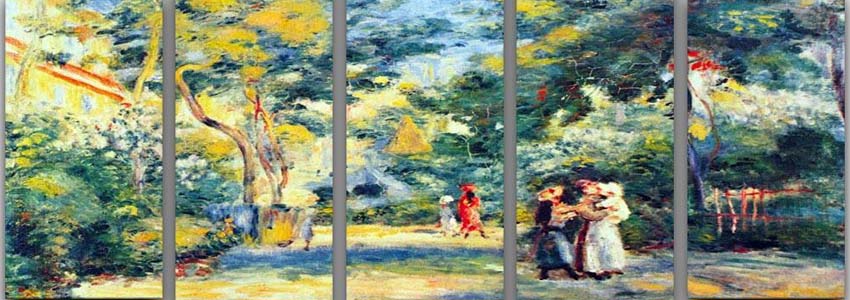 Renoir 5 Split Panel Canvas Prints