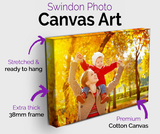 Swindon Personalised Photo Canvas