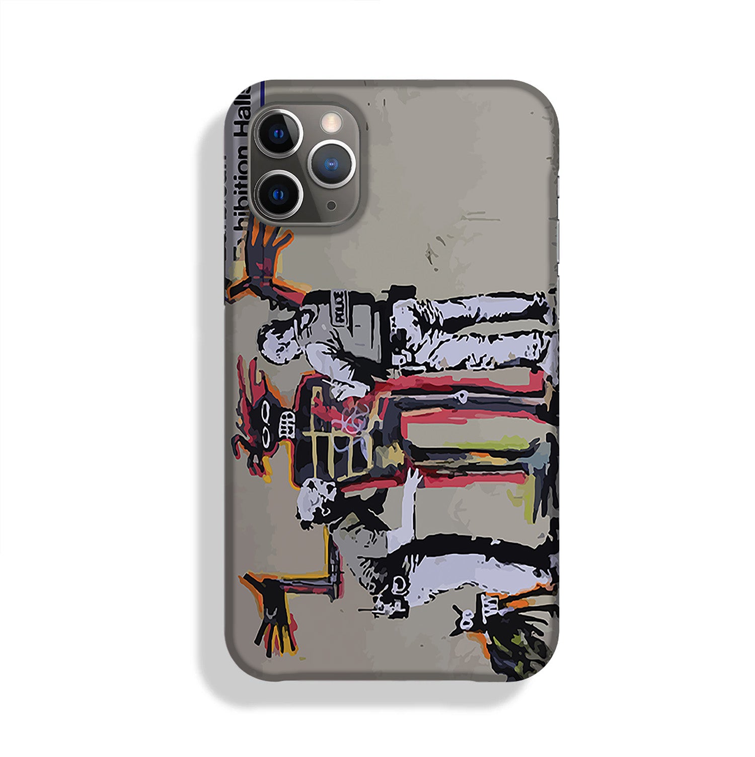 Banksy Basquiat Metropolitan Police Phone Case Canvas Art Rocks