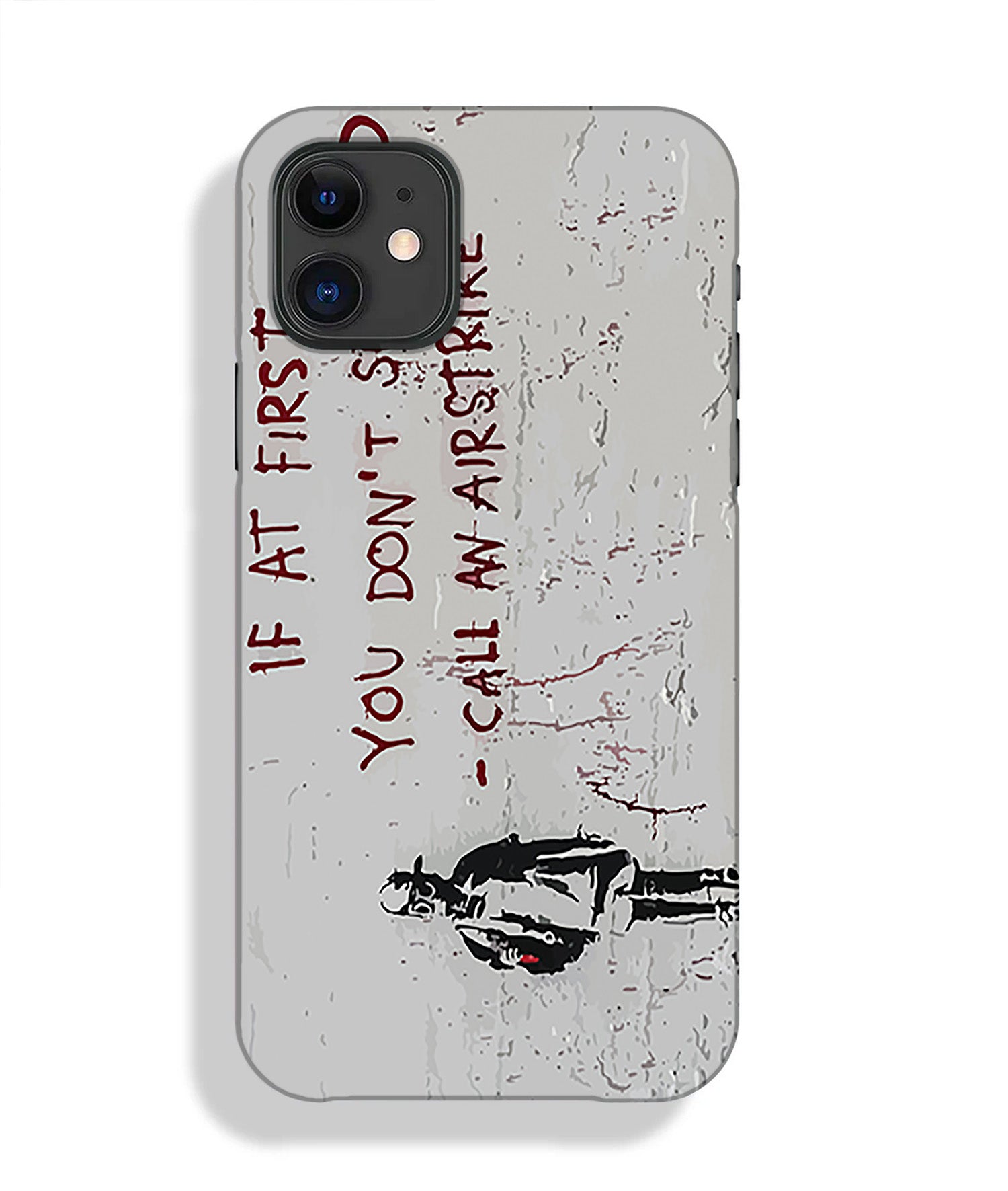 Banksy Call An Airstrike Phone Case Canvas Art Rocks