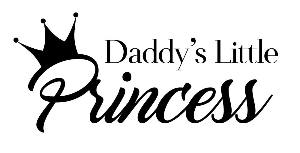 Download Daddys Little Princess Wall Sticker | Canvas Art Rocks