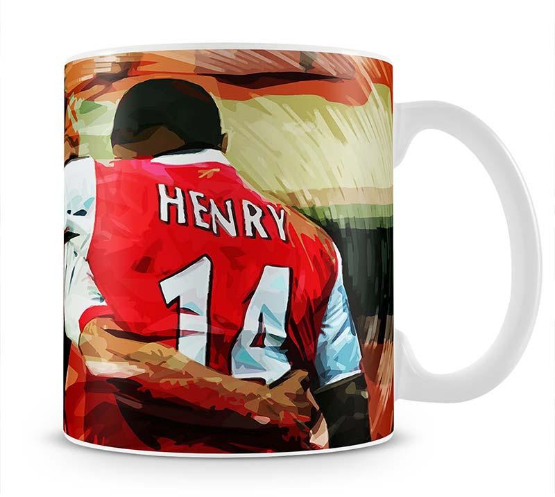 Dennis Bergkamp and Thierry Henry Mug | Canvas Art Rocks