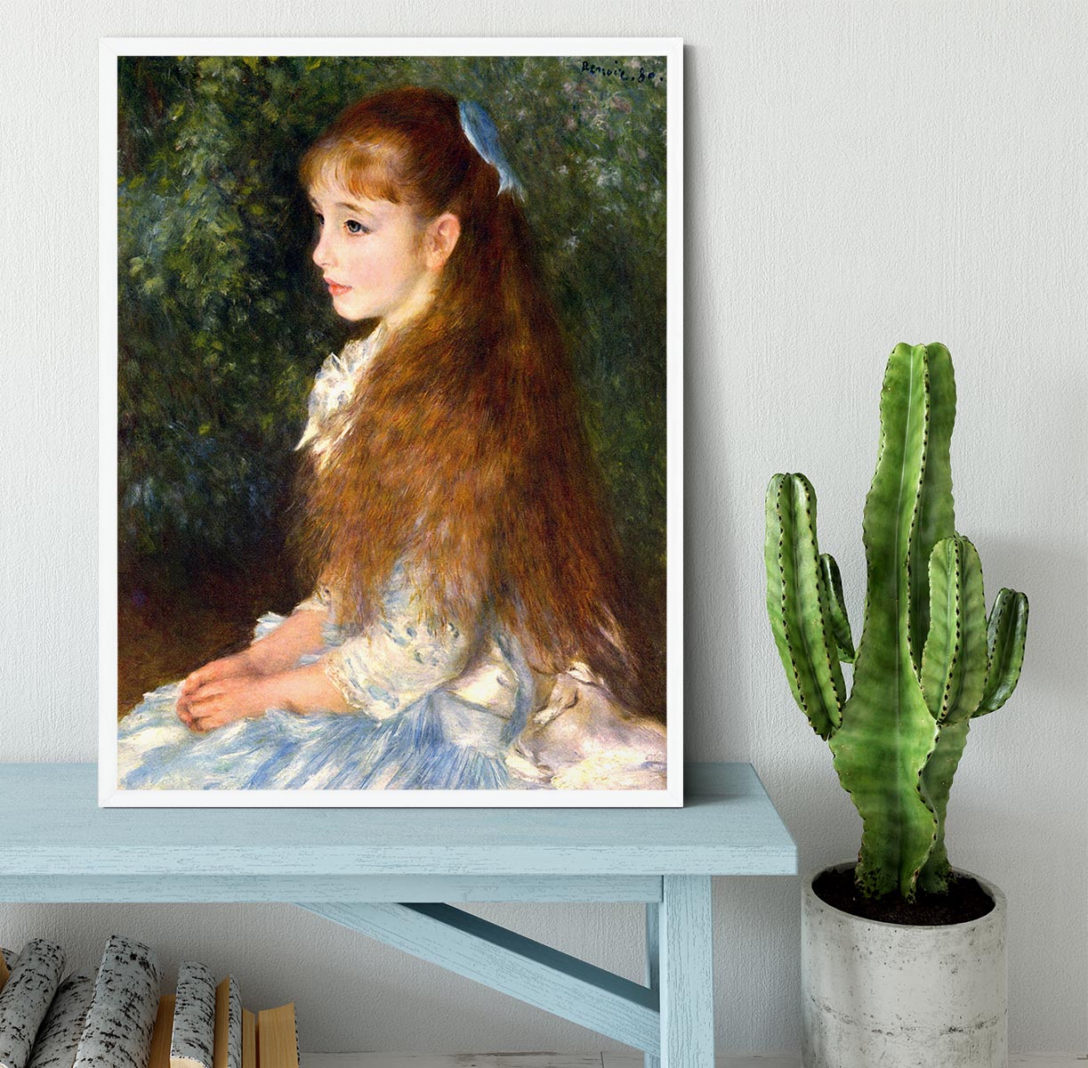 Irene Cahen d Anvers by Renoir Framed Print | Canvas Art Rocks
