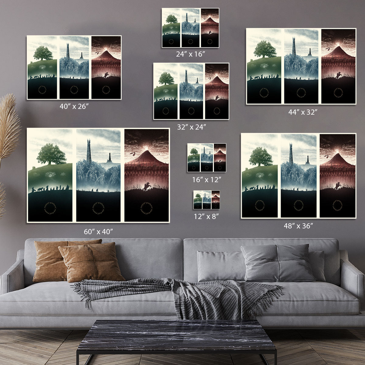 opblijven marketing aanraken Lord Of The Rings Story Canvas Print or Poster | Canvas Art Rocks