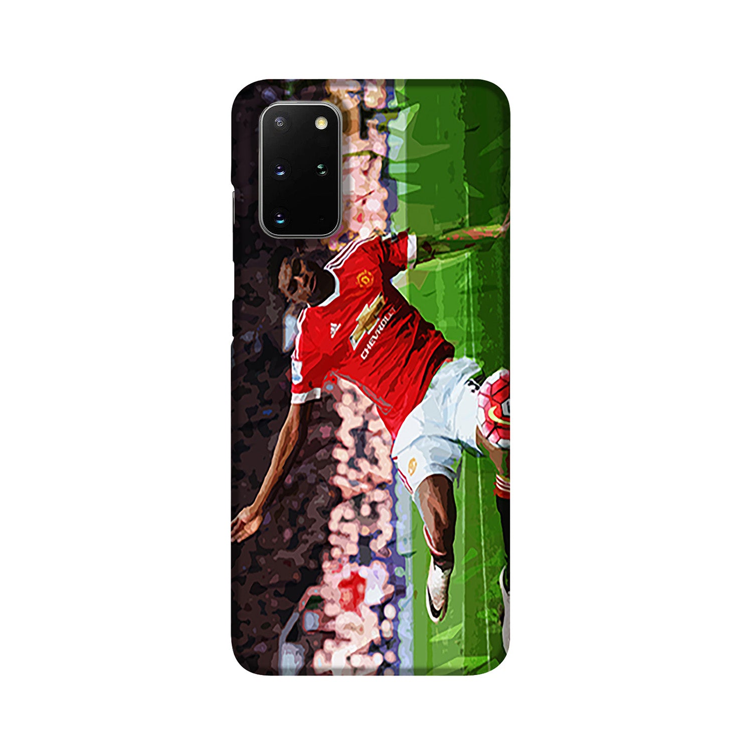 Clancy Welvarend uitgehongerd Marcus Rashford Action Manchester United Phone Case | Canvas Art Rocks