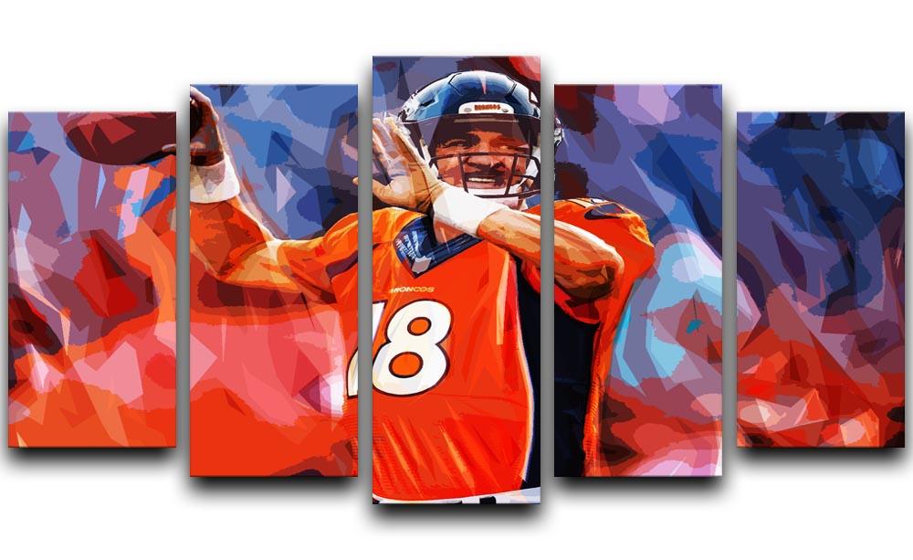 split peyton manning jersey