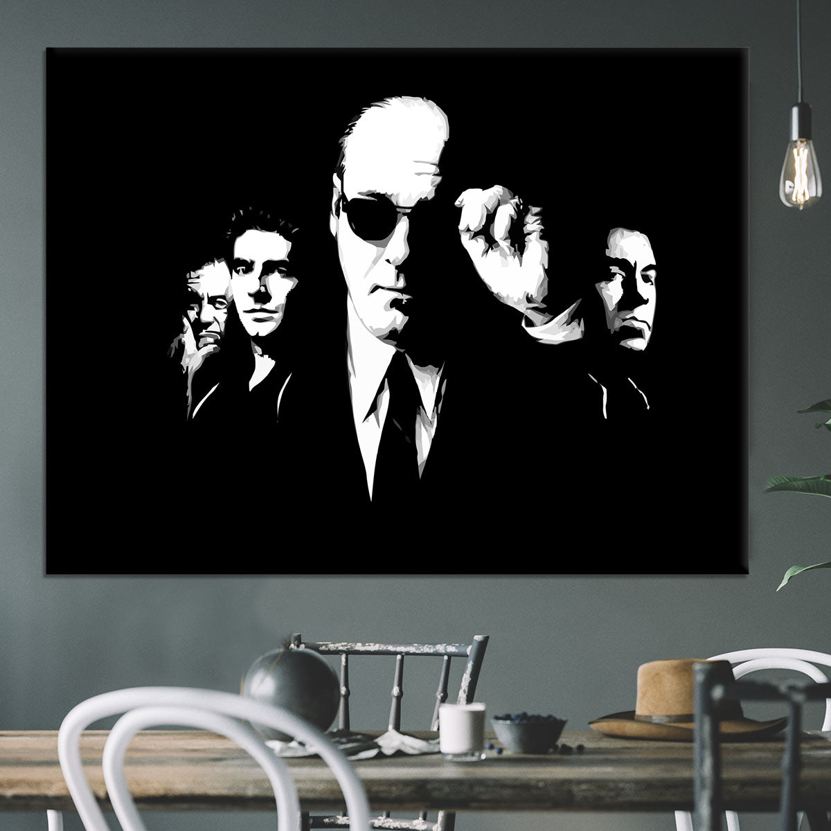 The Sopranos "Like Brothers" Canvas Print or Poster