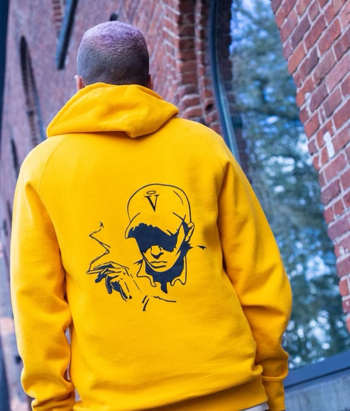 MR. WAVE INCOGNITO YELLOW HOODIE – MULA
