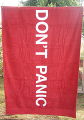 Don't Panic towel