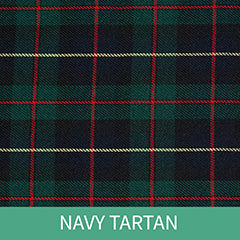 Navy tartan