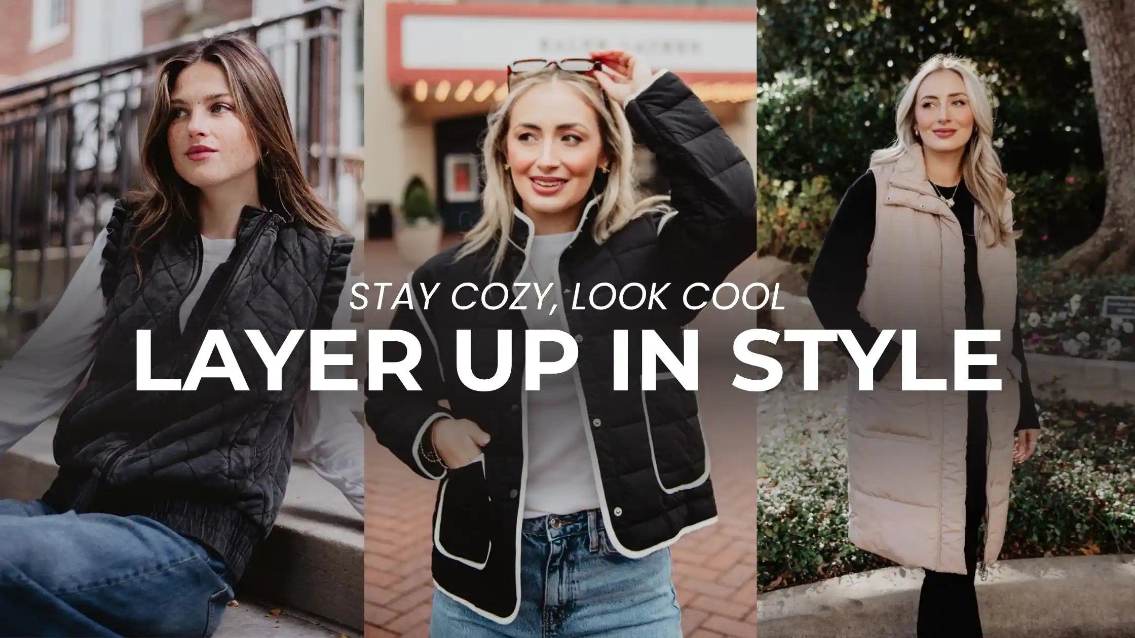 Stay cozy, look cool: layer up in style