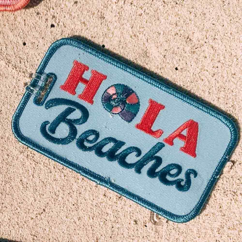 Let's Fiesta & Hola Beaches Personalized Beach Tote Bags