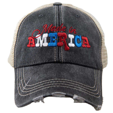 Vintage Washed Trucker Hat American Flag Hat 4th of July Mesh Cap Patriotic  Hats for Unisex Adjustable Size 