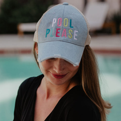 Pool Please” Hat, Save 15% Off Your First Order