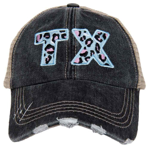 Texas Southern Hats Embroidered Distressed Trucker Caps