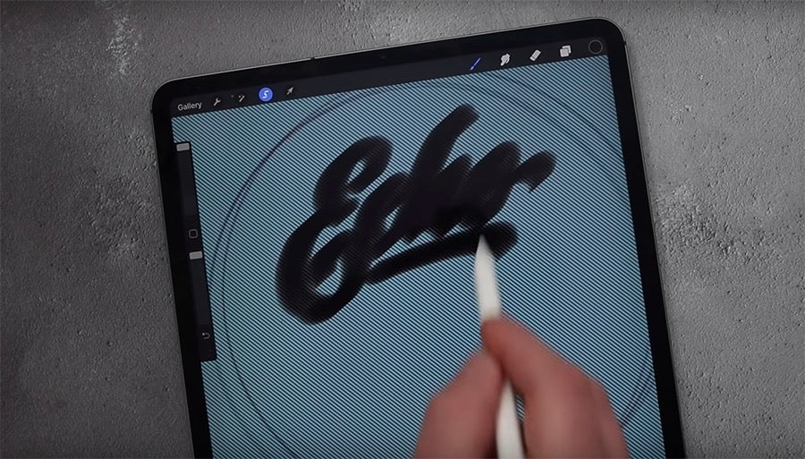 3d-Lettering-Procreate