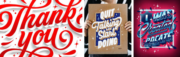 3D lettering tips simple 3D