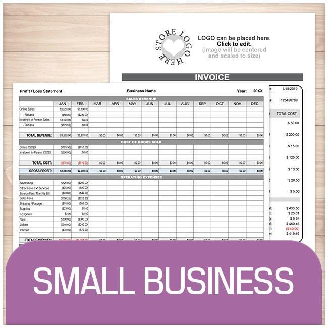 Printable Small Business Sheets and Forms