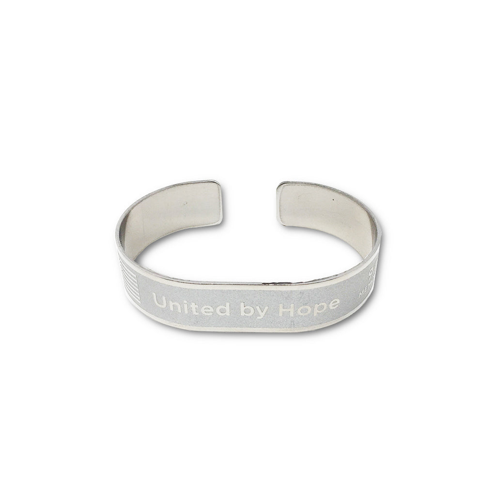 United By Hope Metal Memorial Bracelet – 9/11 Memorial Museum Store