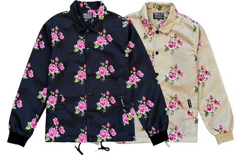 Floral Mens Coaches Jackets