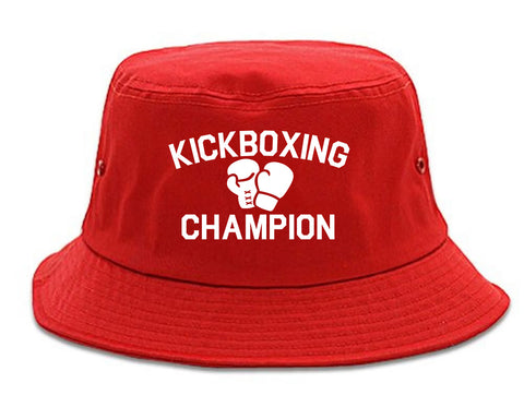 champion bucket hat red