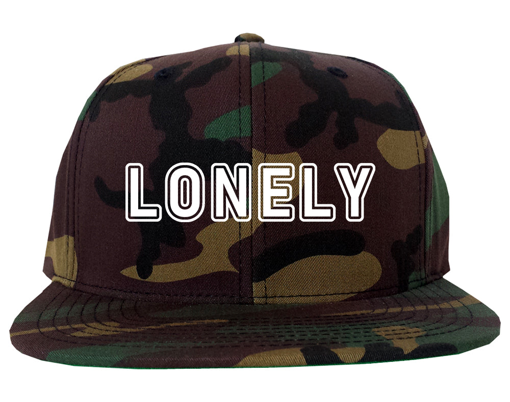Lonely Mens Snapback Hat