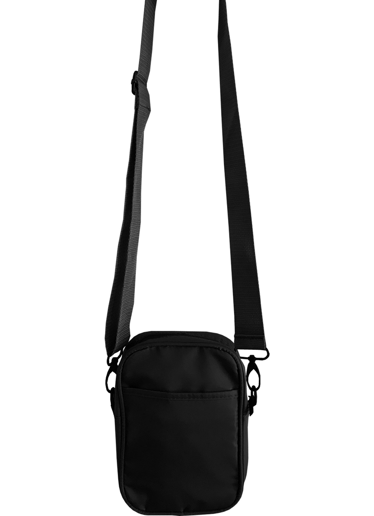 Solid Black Mens Small Crossbody Sling Bag – KINGS OF NY