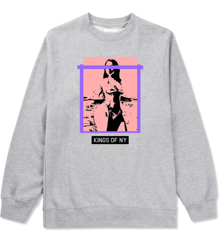 thick crewneck sweatshirt