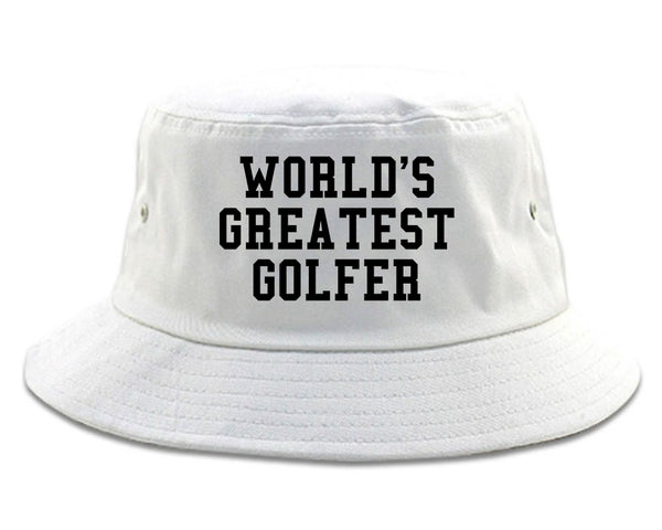 Worlds Greatest Golfer Funny Golf Mens Bucket Hat Cap – KINGS OF NY