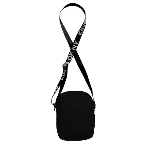 Black Logo Mens Small Crossbody Sling Bag – KINGS OF NY