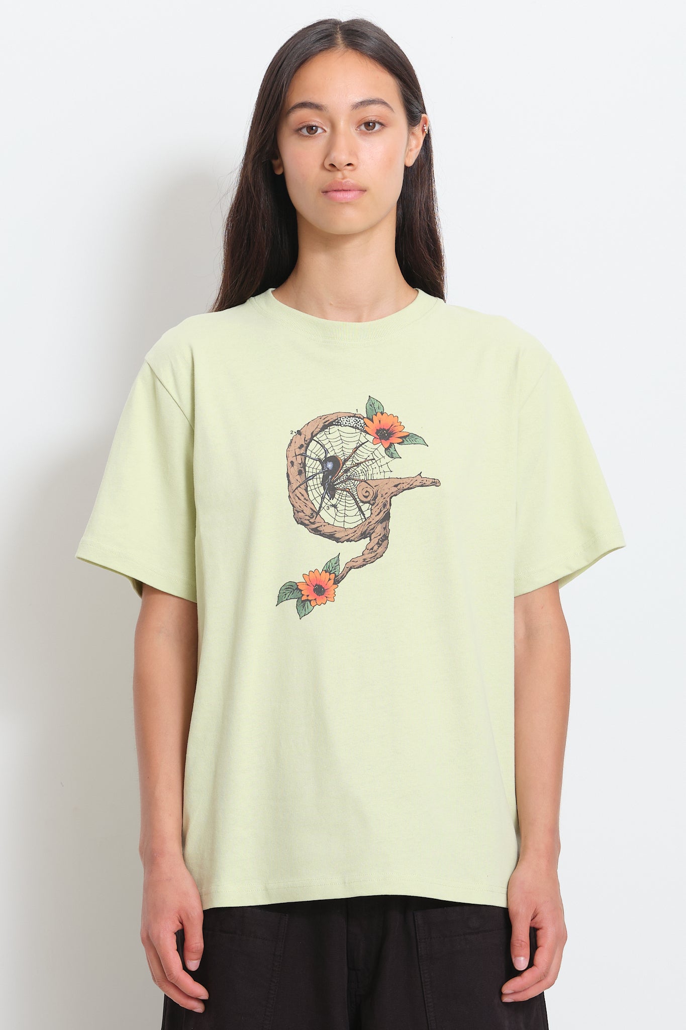 - SS Duckman Recycled Tee – Pistachio Story Cotton