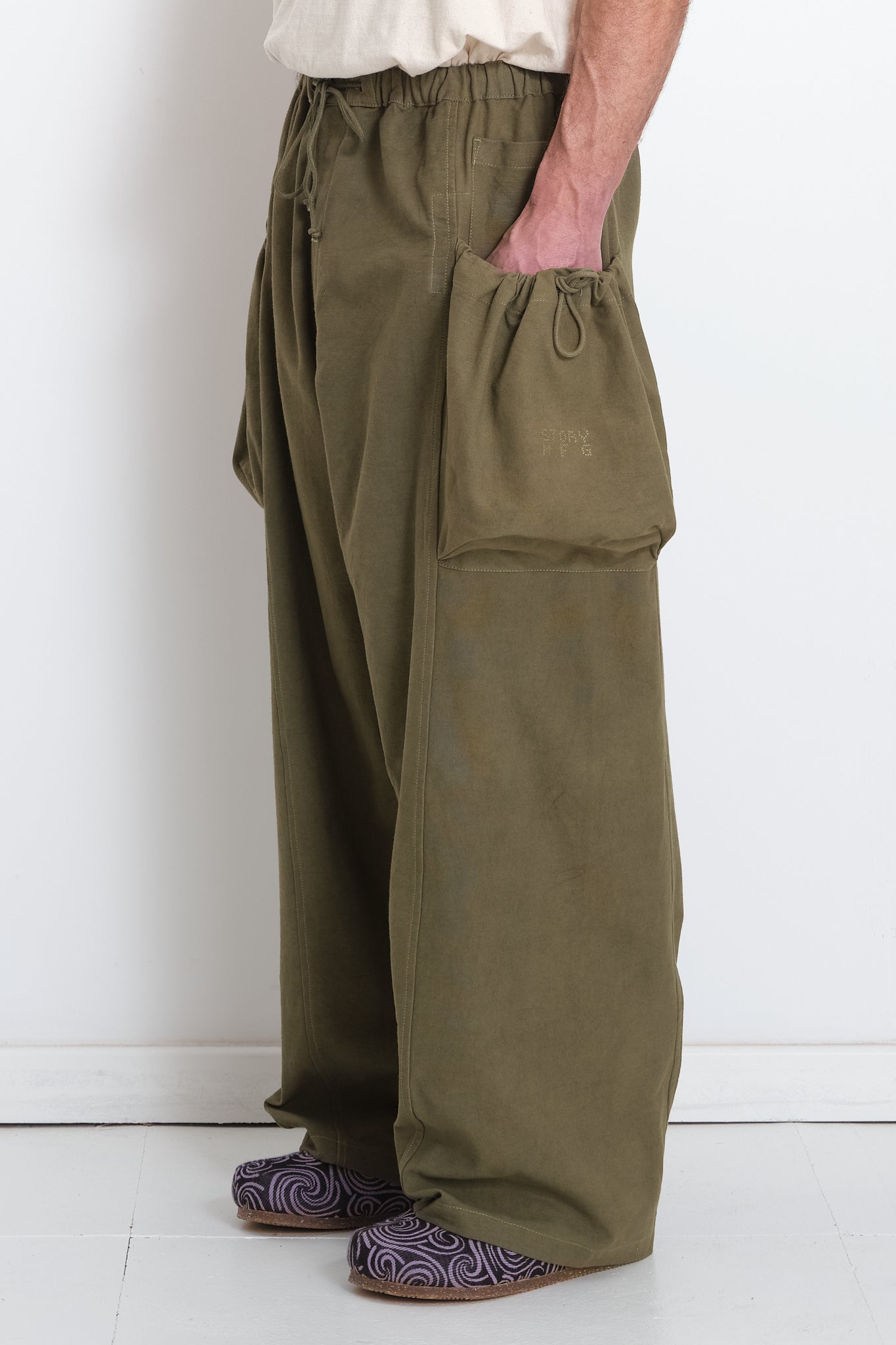 STORYmfg. Forager Pants - Khaki Slub