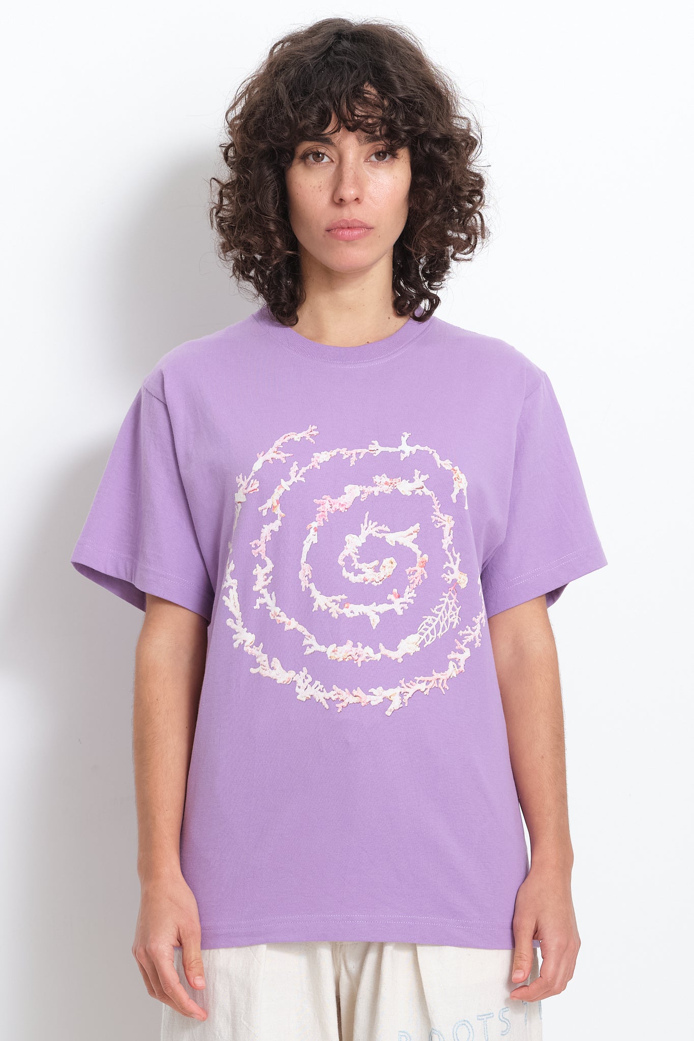 Grateful Tee SS - Lilac Spiral Coral – Story mfg.