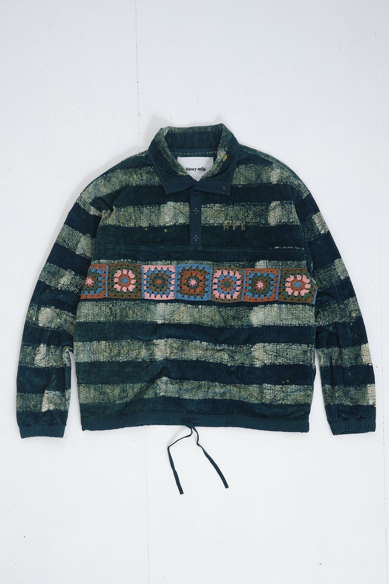 Polite Pullover - Forest Batik Corduroy