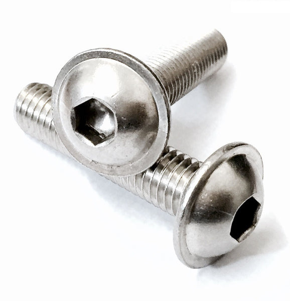 M10 Flanged Socket Button Screwsbolt Stainless Steel A2 304 Iso 7