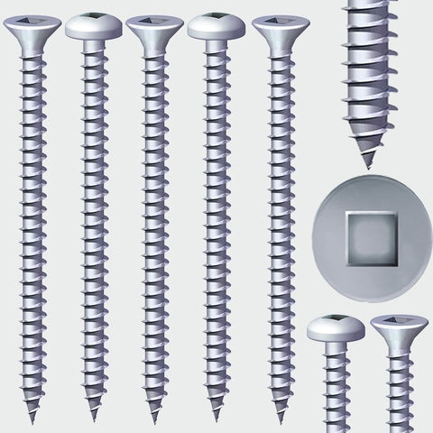 square recess screws