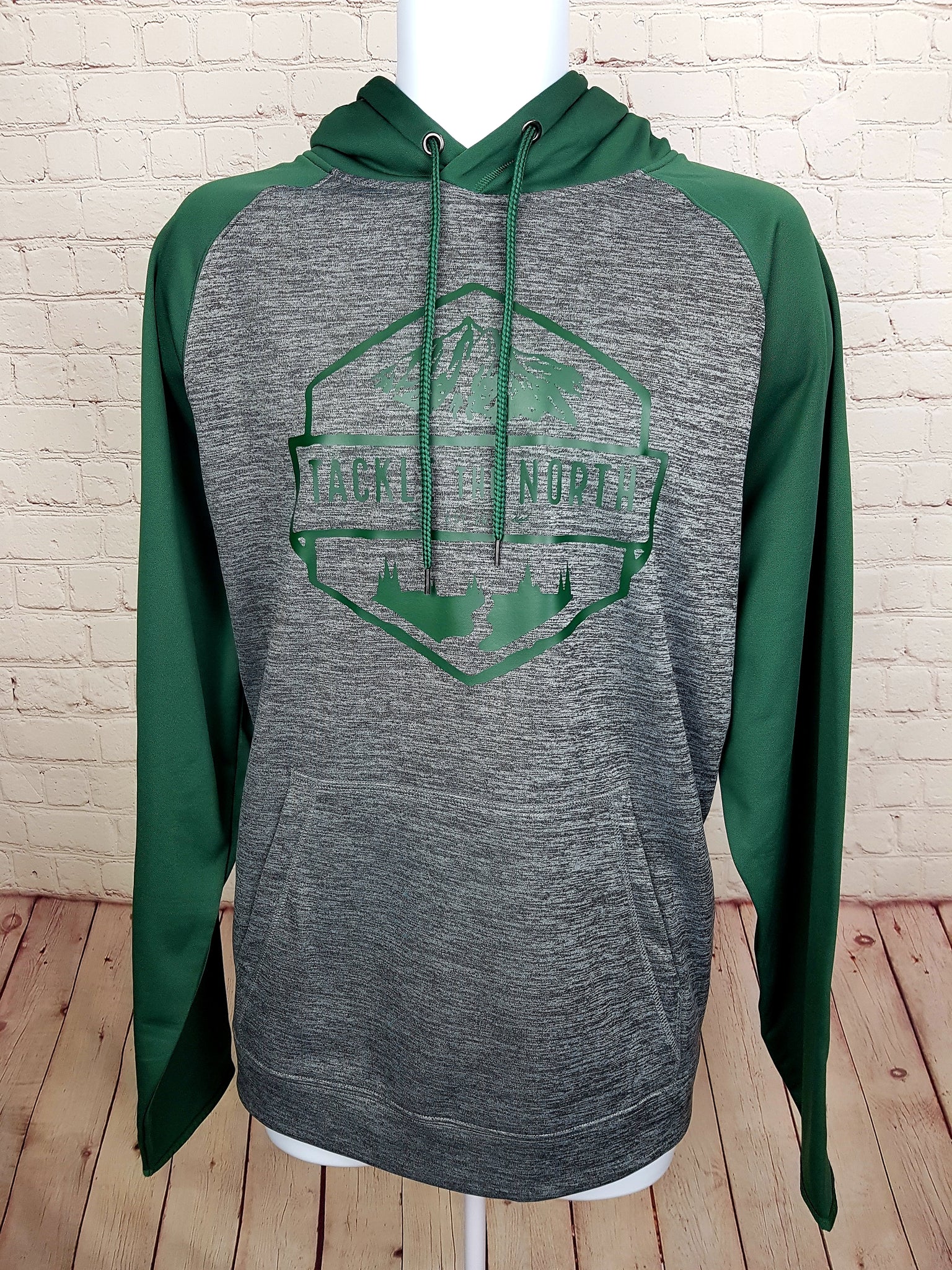 Tackle The North Two Tone Polyester Fleece Hoodies