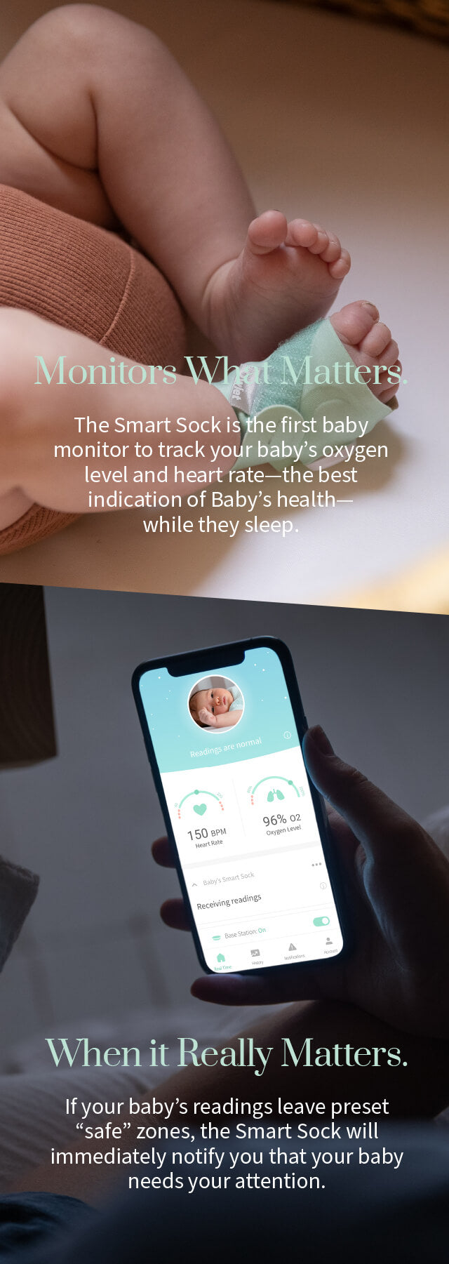 baby heart rate monitor sock
