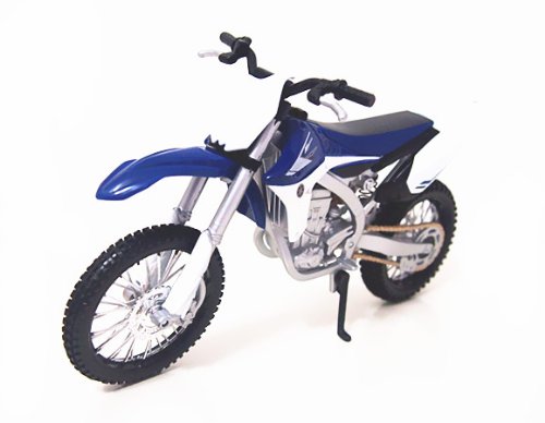 Bauer Spielwaren 2049746 Maisto Yamaha YZF-R1: naturtrogen motorcykelmodell  i skala 1:12, med fjädring och extra sidostativ, blå (531102)